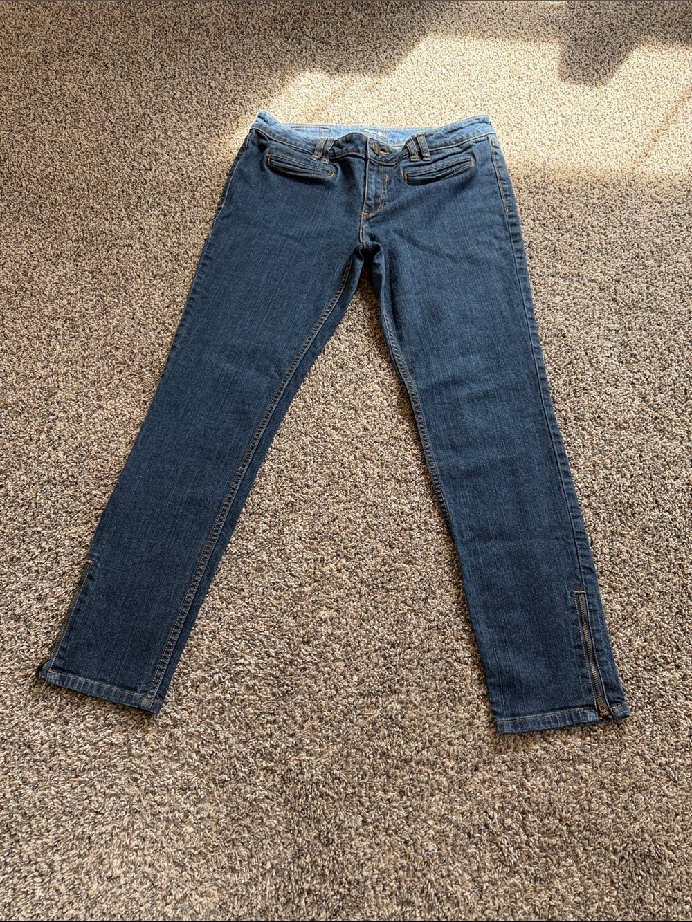 Allen B. by Allen Schwartz Dark Blue Mid Skinny Jeans Size 12